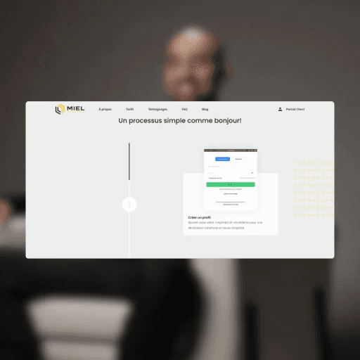 Projet Mes Impôts en Ligne – création d’un site web professionnel et rapide pour services d’impôts au Québec.