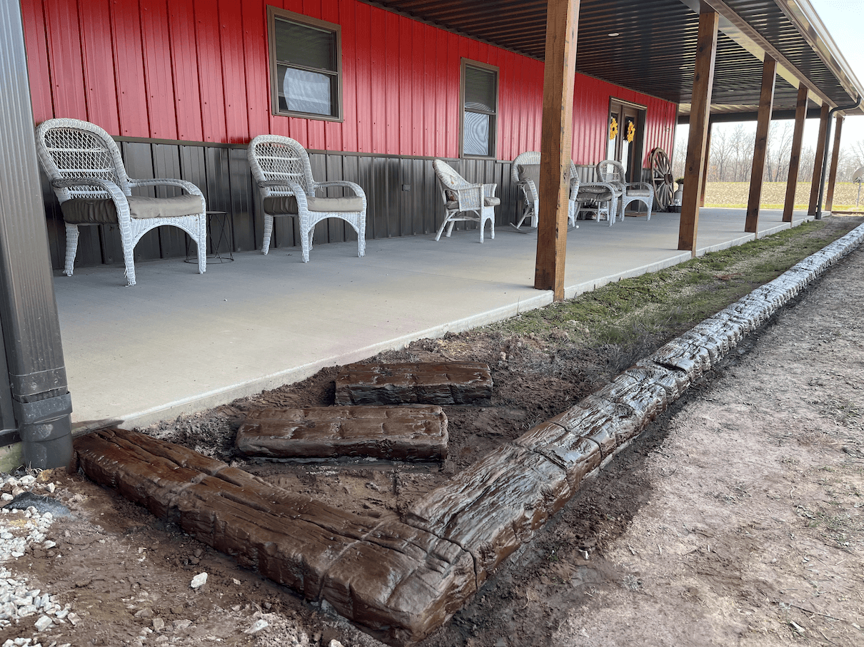 Illinois Central Curbing Concrete Landscape Edging