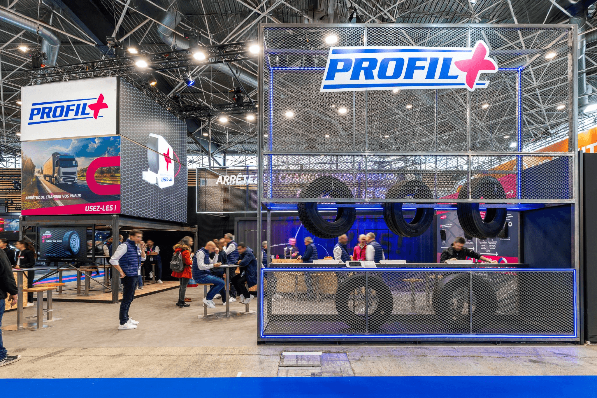 Stand sur-mesure Profil+ pour un salon professionnel