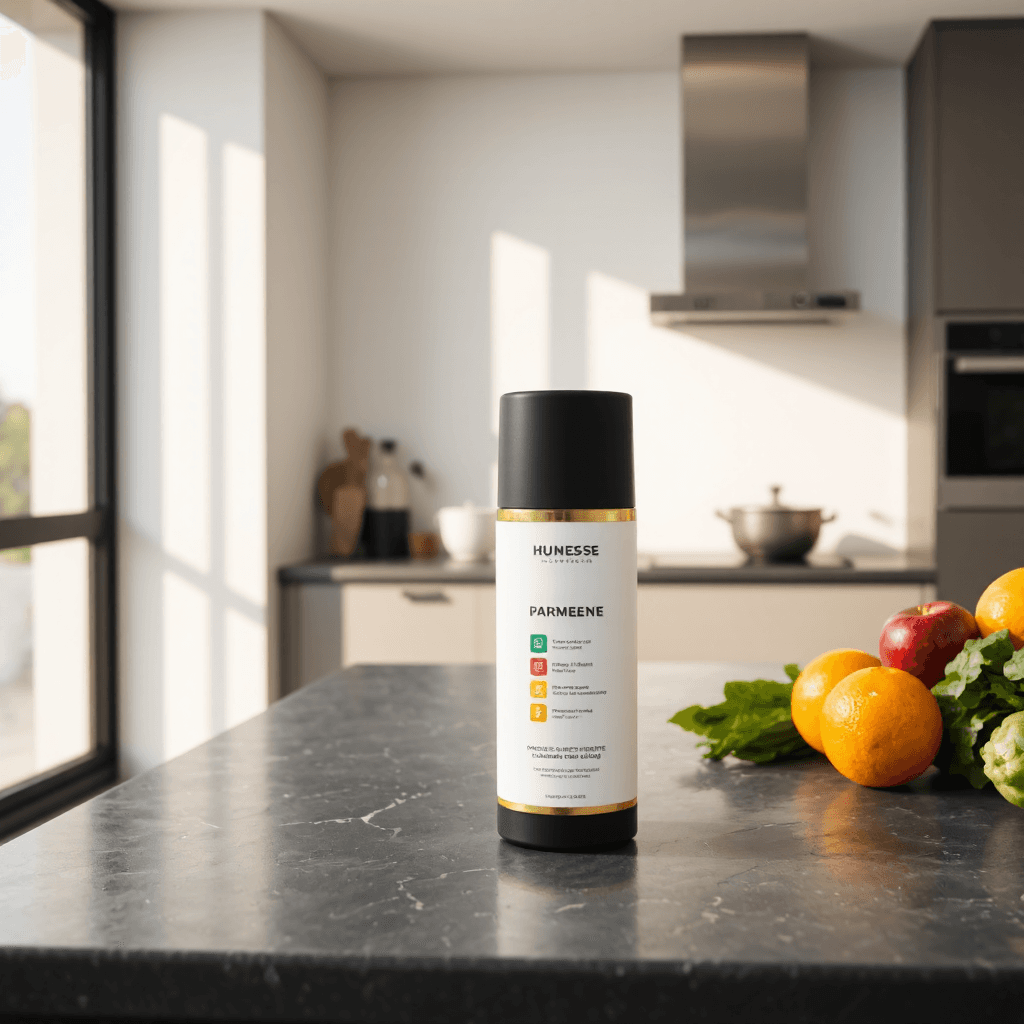 product photography of a bottle of multivitamin tablets