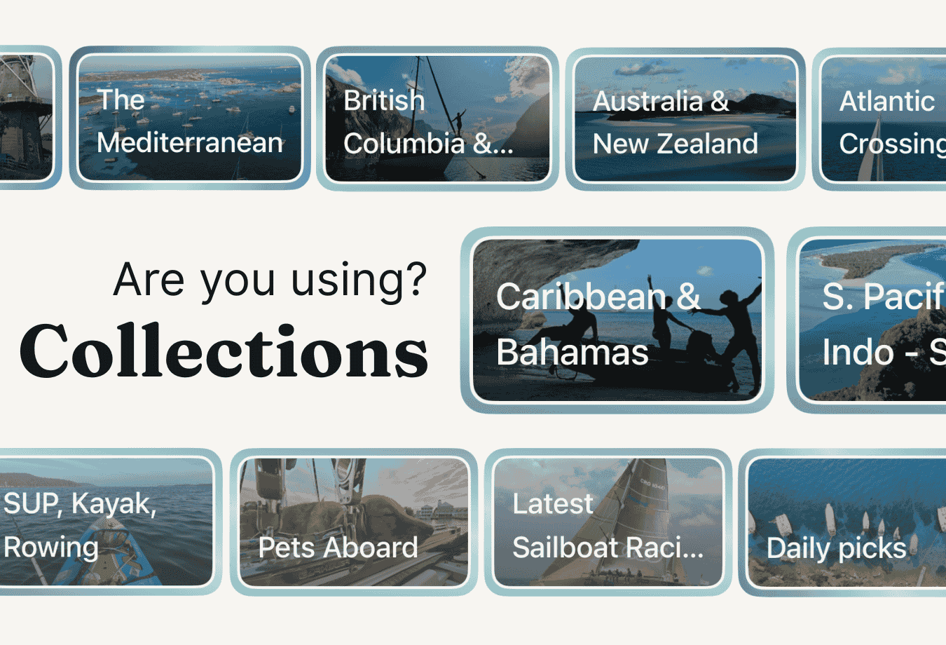 SeaPeople collections become a guidebook on the water