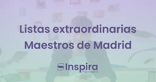 Listas extraordinarias maestros madrid