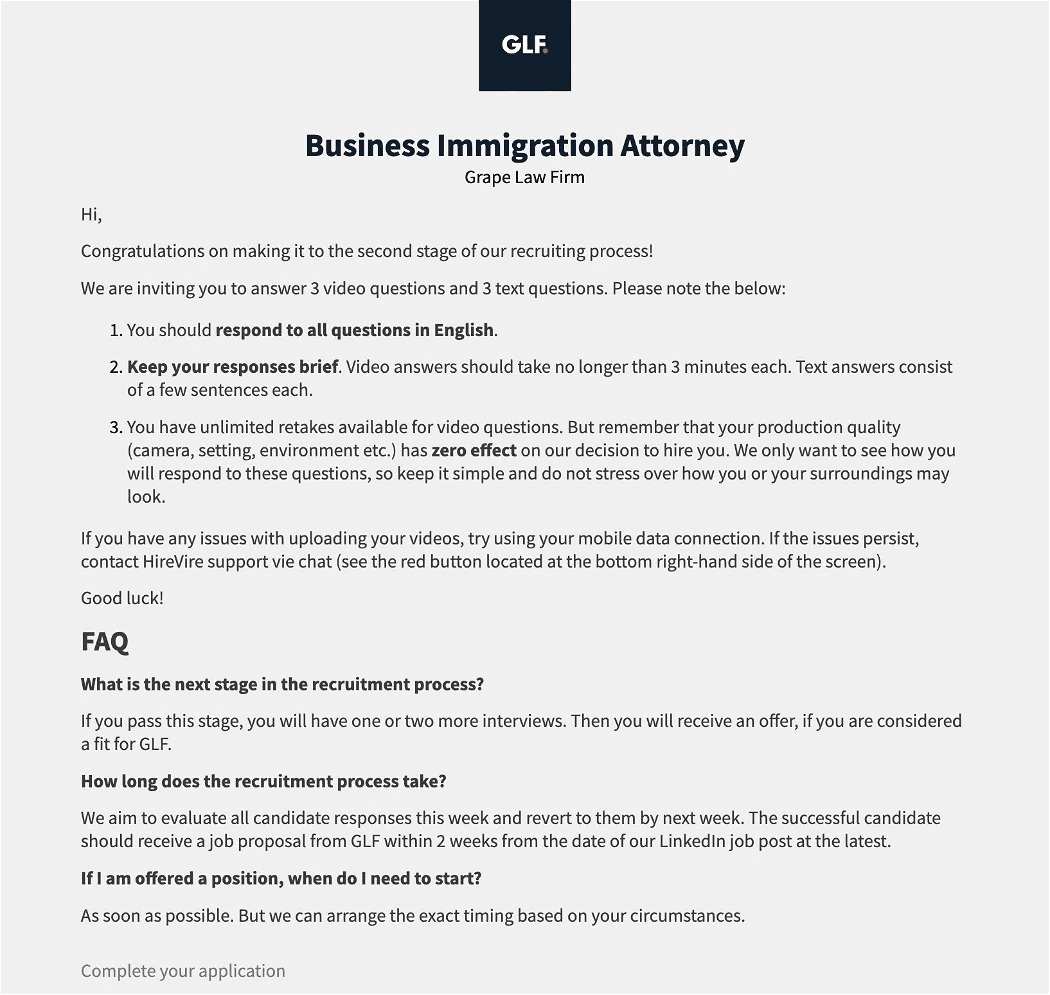 Hirevire Showcase Examples Of Different Ways To Use Screening Tool
