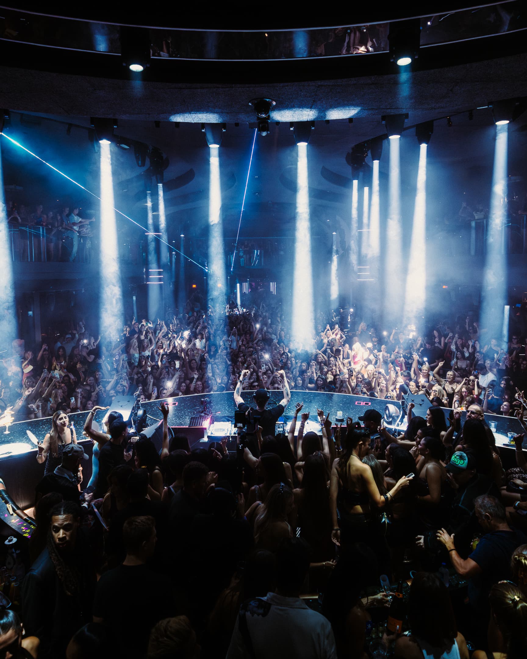 Live performance at LIV Las Vegas nightclub, photographed by A World Away