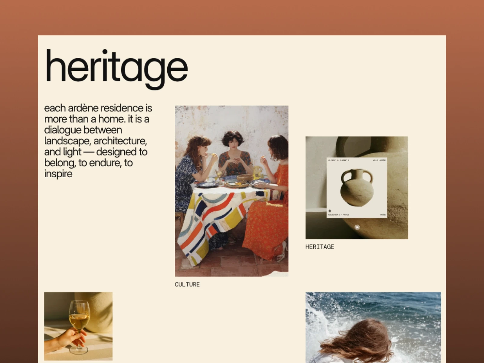 Close-up of a woman with golden light patterns and red bokeh.