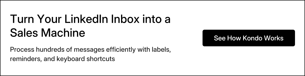 Turn Your LinkedIn Inbox into a Sales Machine