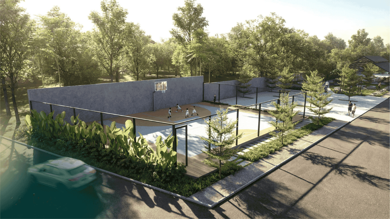 Basket Ball Court at Park Sunrise