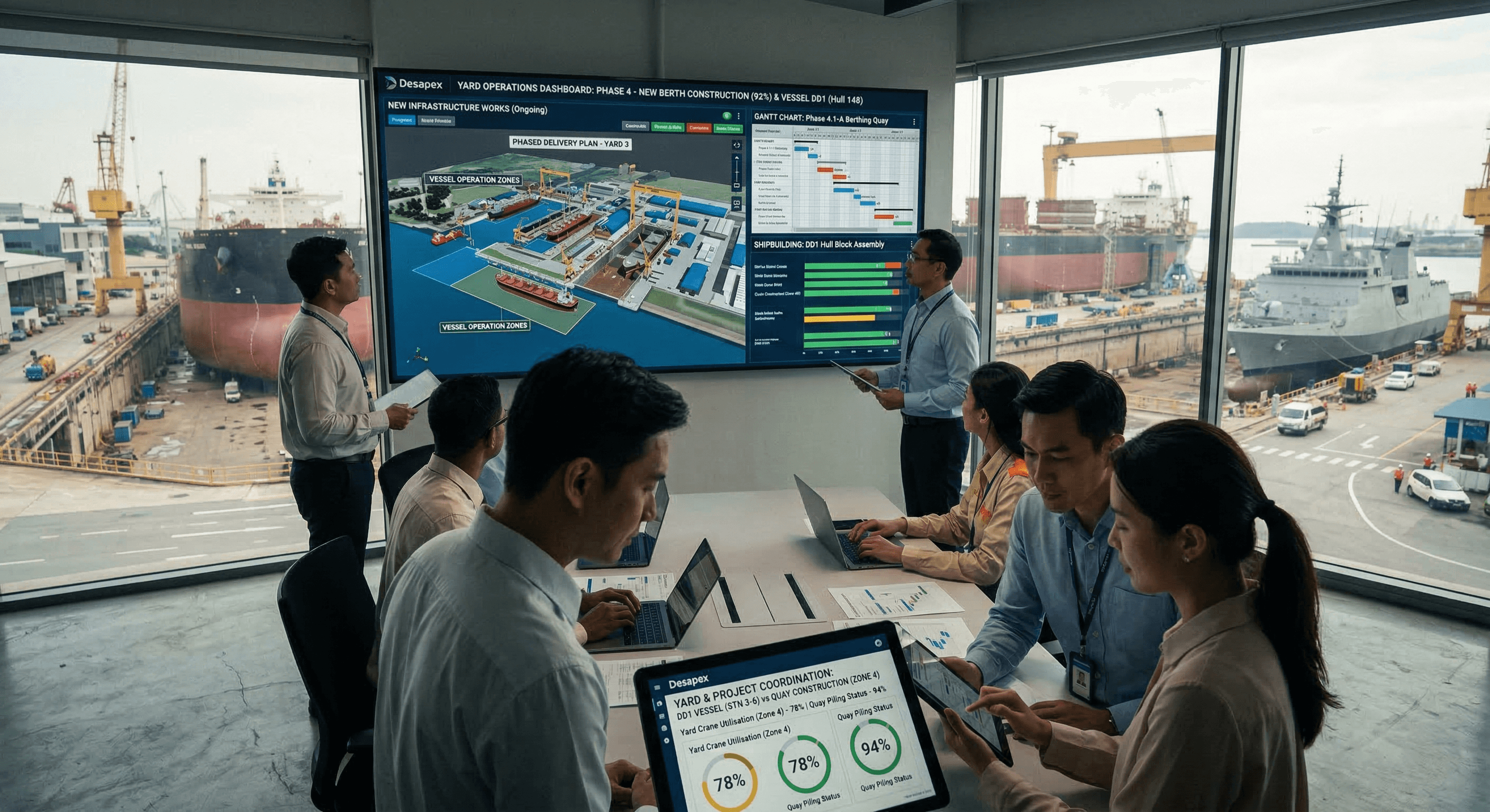 Digital Marine Project Management & Phased Yard Delivery