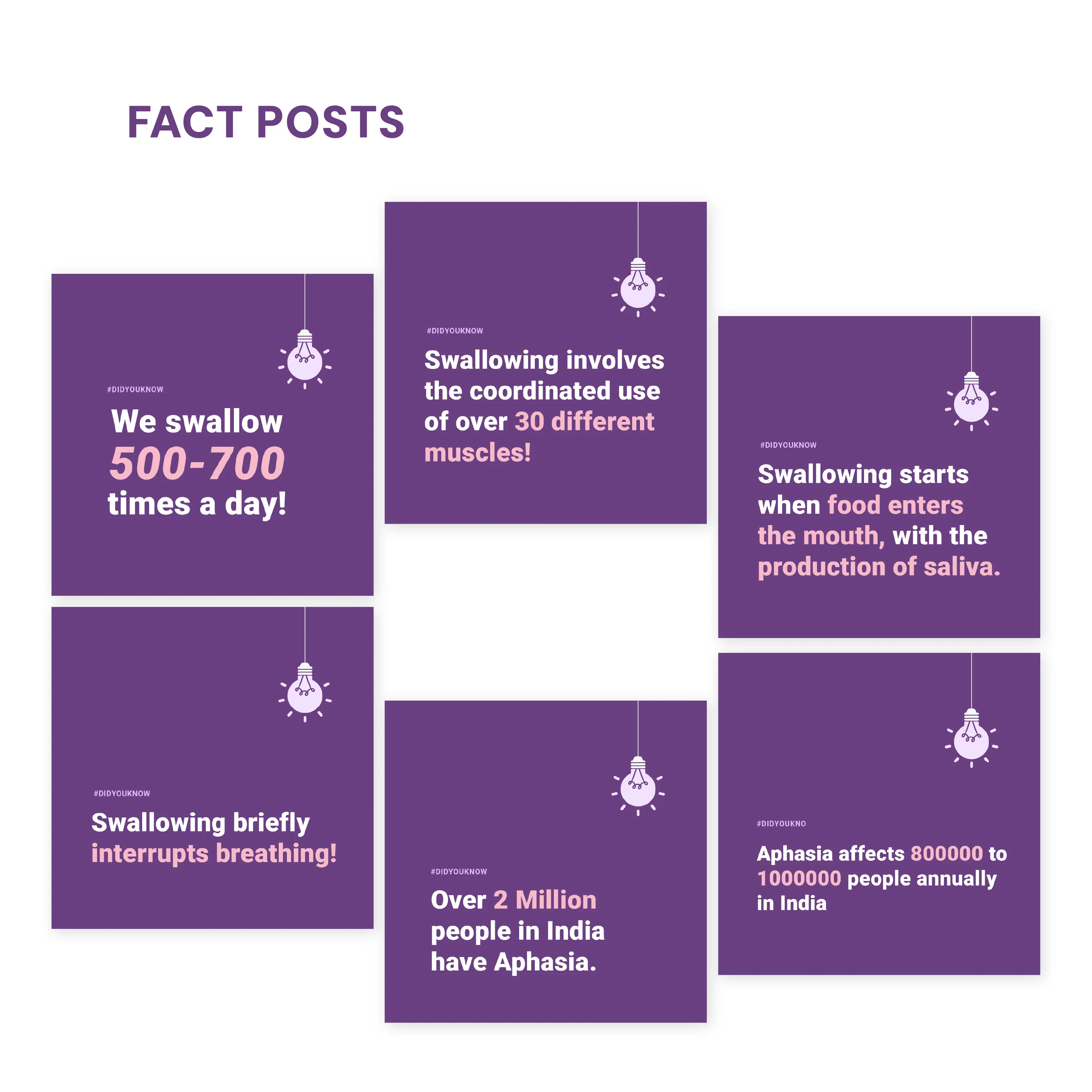 Fact Posts for Miracle Minds