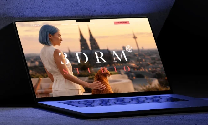 3DRM website design by edd.works mockup