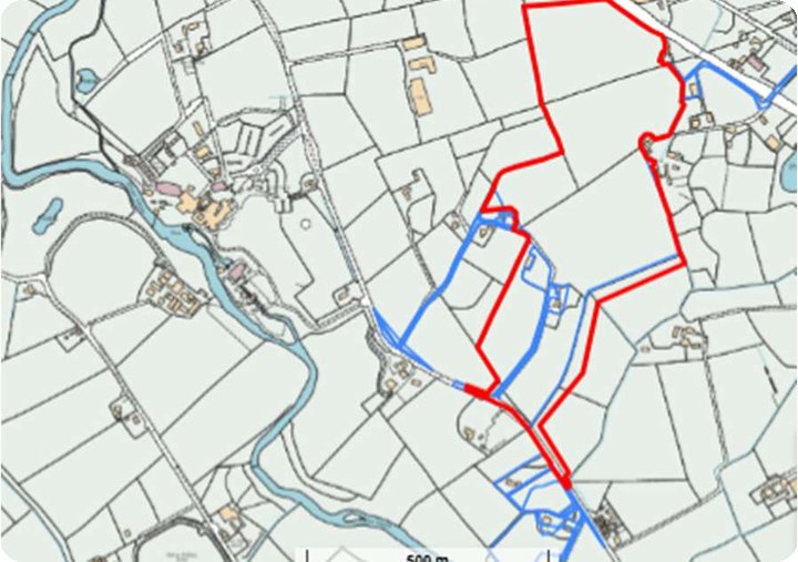 Planning application boundary for IFA National Football Centre