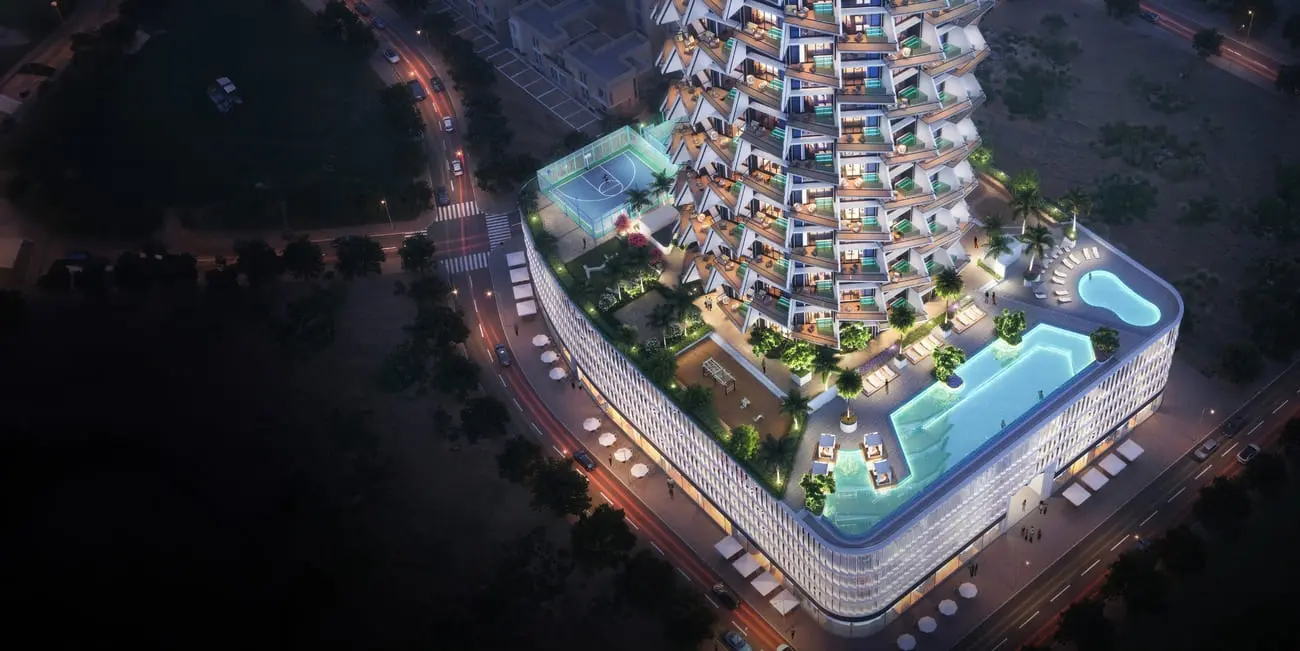 Binghatti grove aerial view