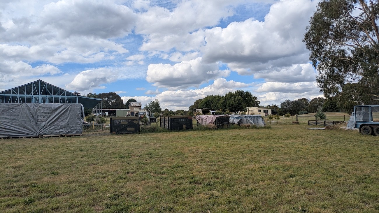 Hemp block on a field 4