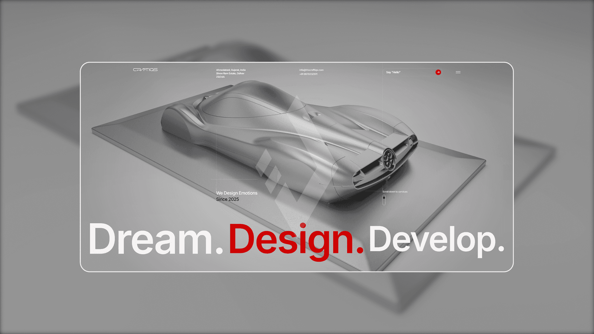 theCraftiqs | A Design Studio's website homepage