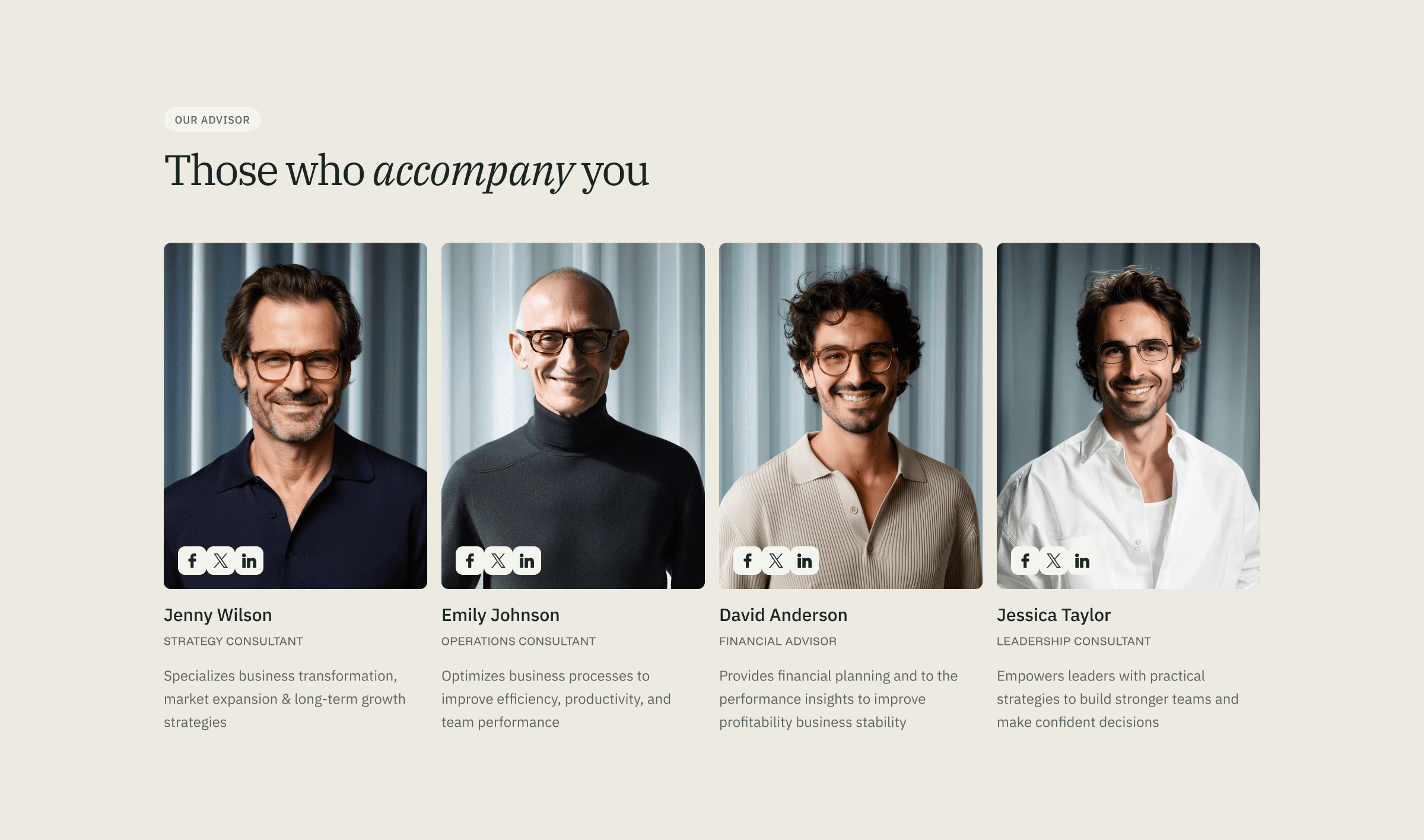 Our Advisors