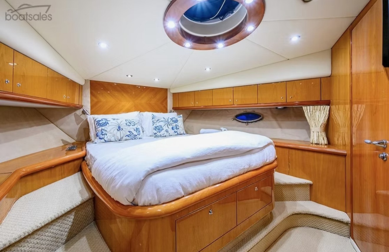 Luxury yacht at dock