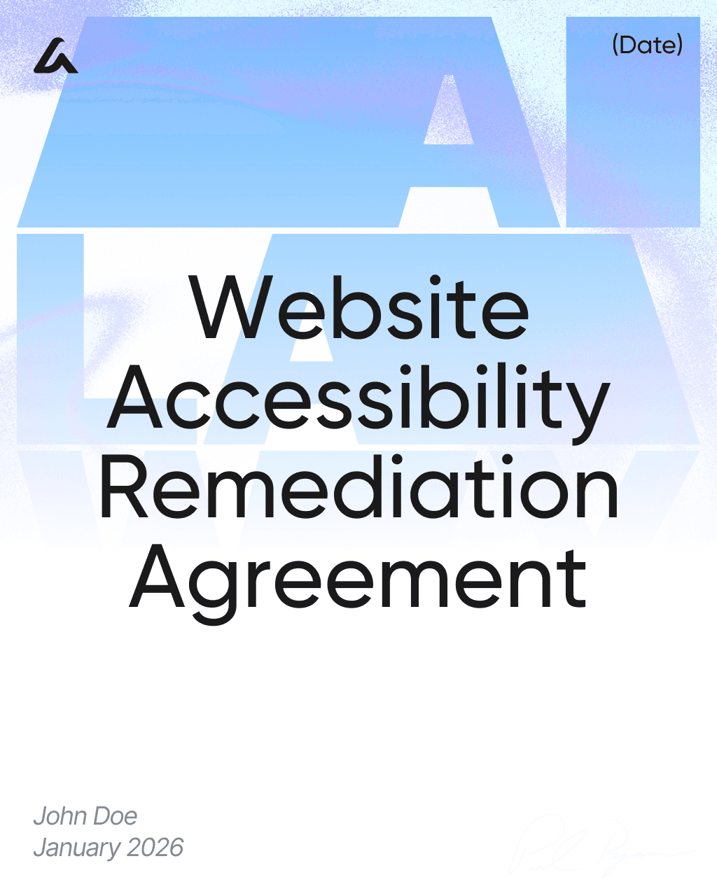 Website Accessibility Remediation Agreement