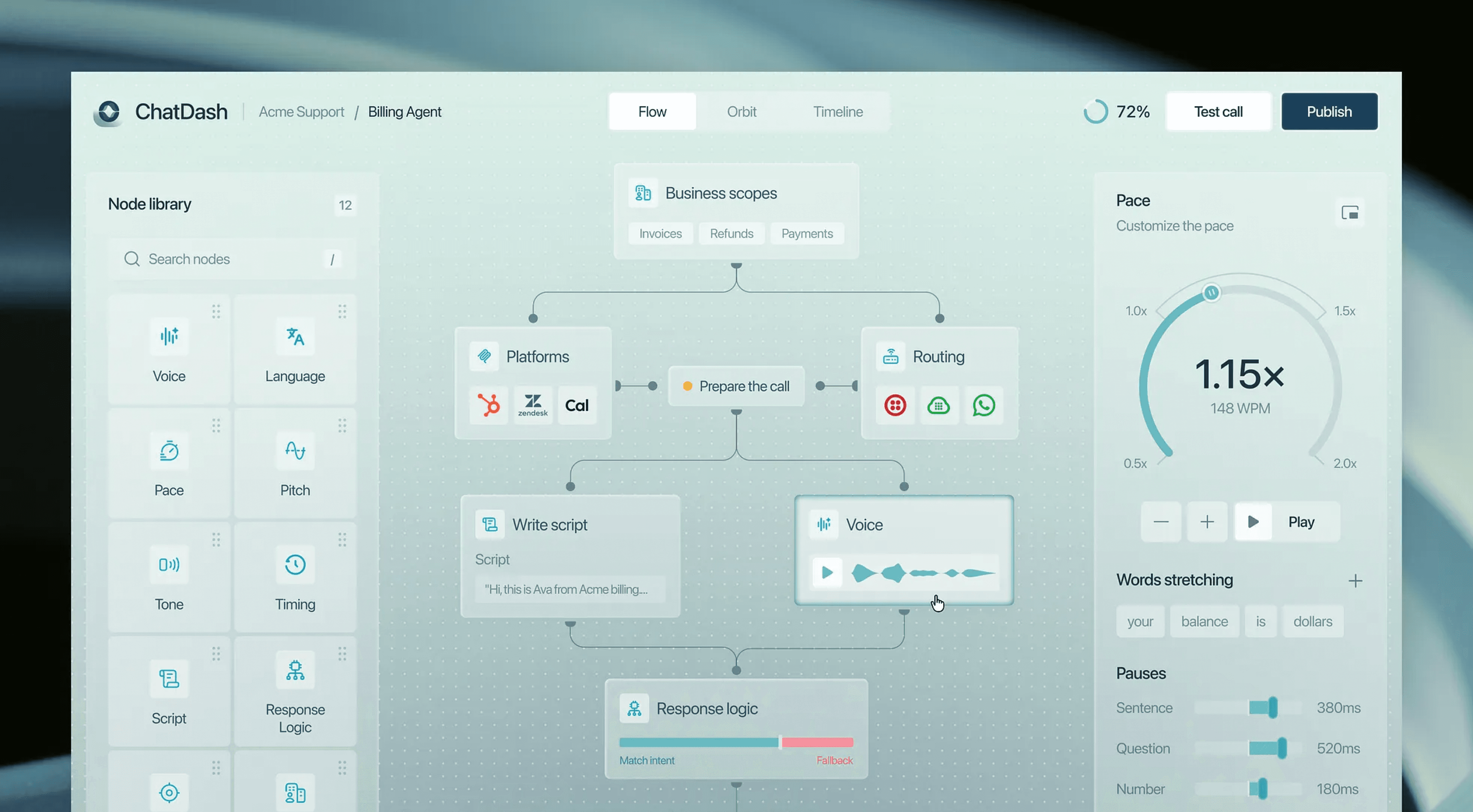 UI/UX design portfolio web interface