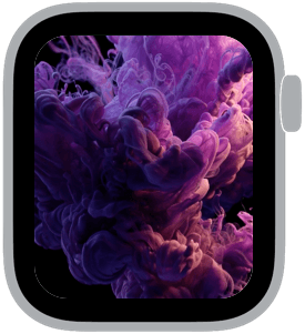 inkfall Apple Watch face preview 3 featuring abstract, gradient, and modern.