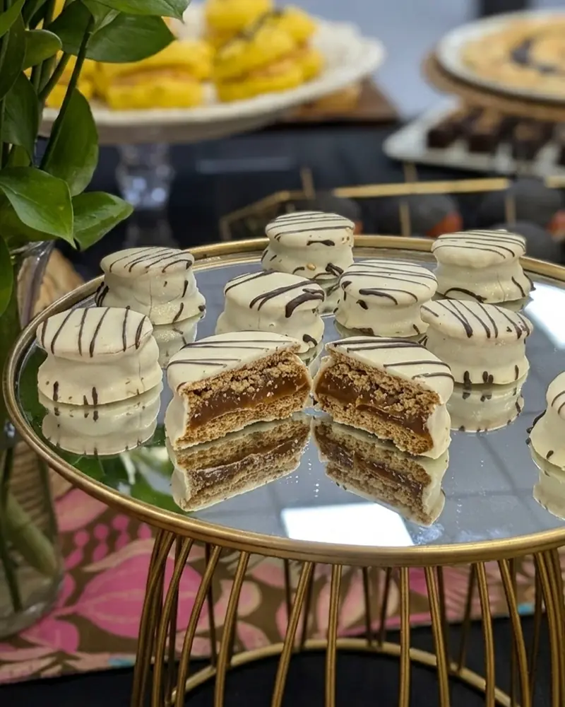 Montaje de catering para coffee break corporativo y seminarios en oficinas de Santiago.