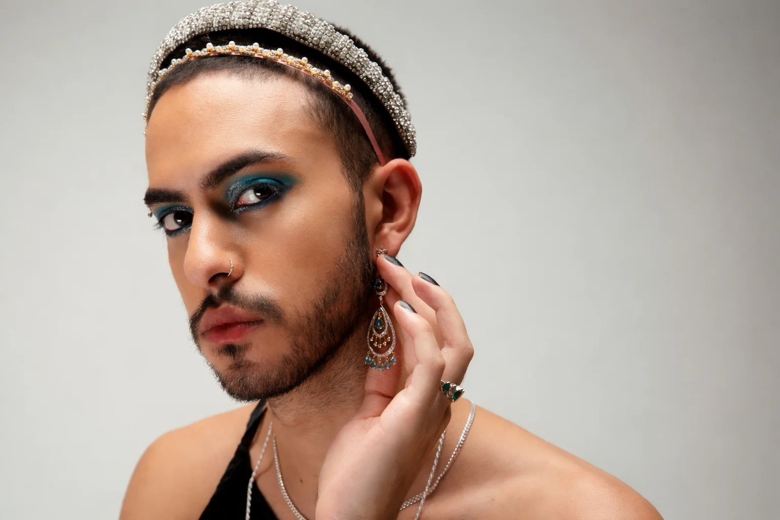 Queer fashion shoot styled by Mayank Chaudhary and photographed by Yugam Monga