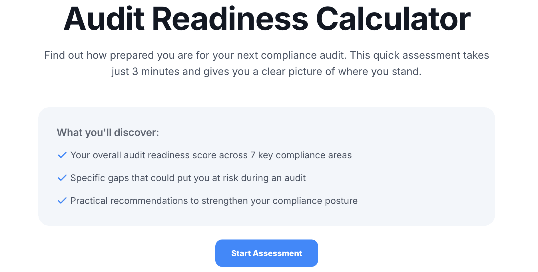 Audit Calculator