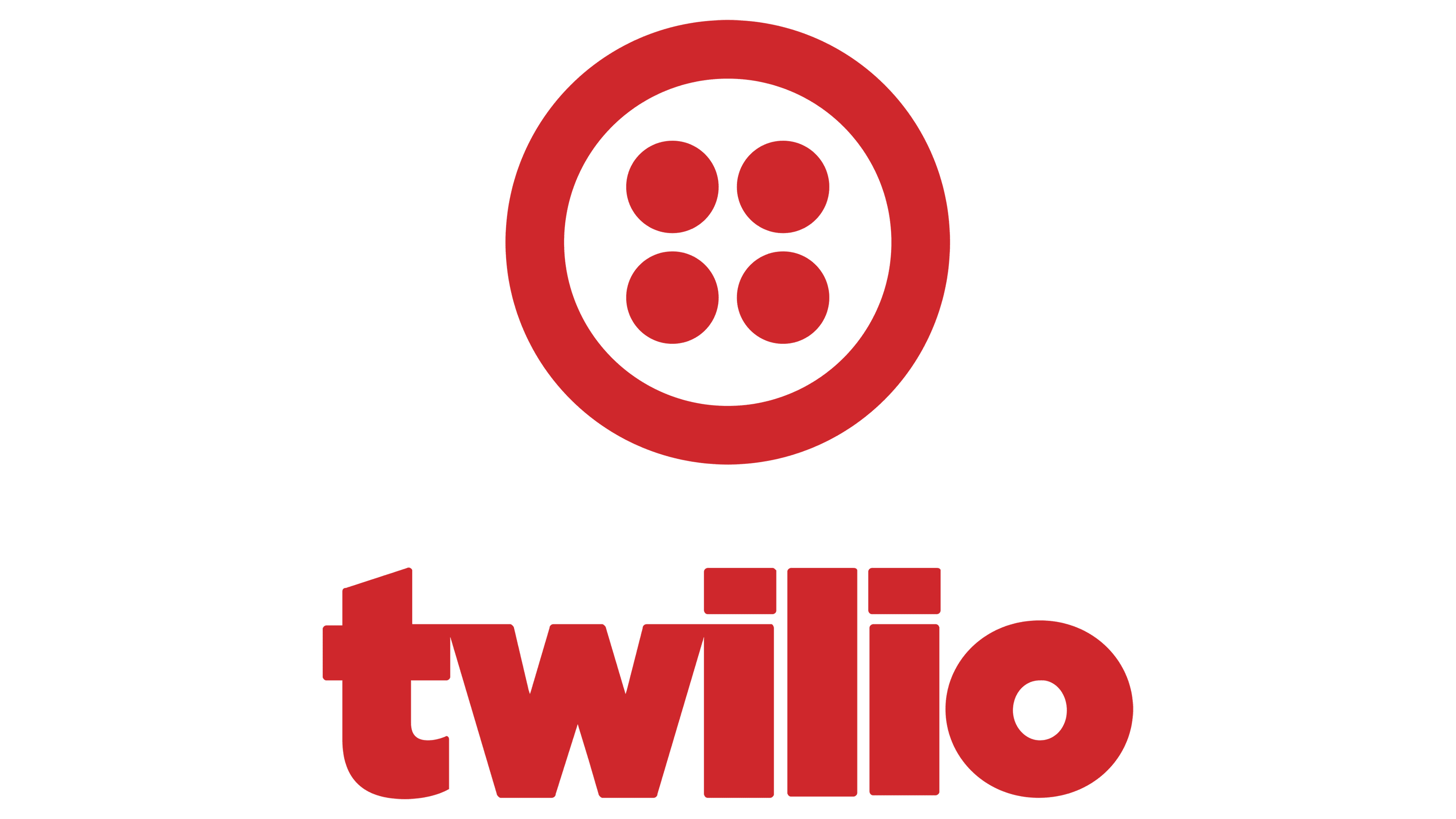 Twilio logo image.