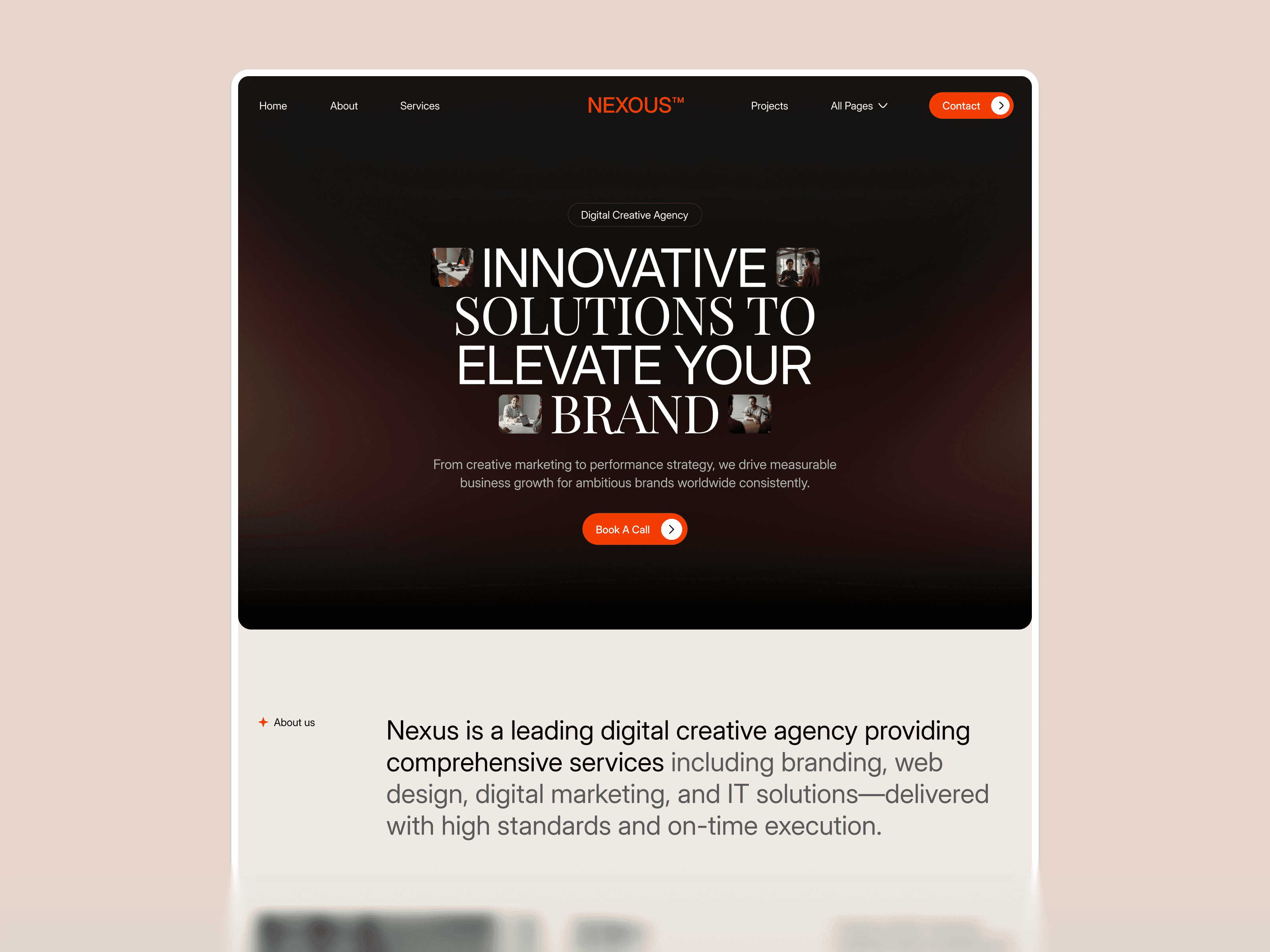 framer seo consultancy template