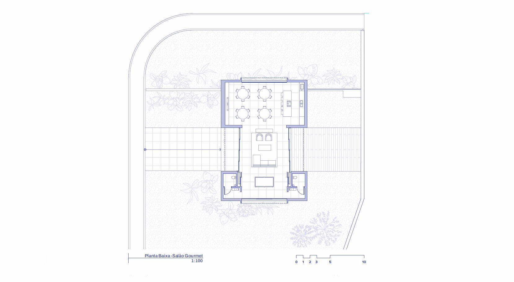 Interiores - Salão Gourmet - Guarapuava