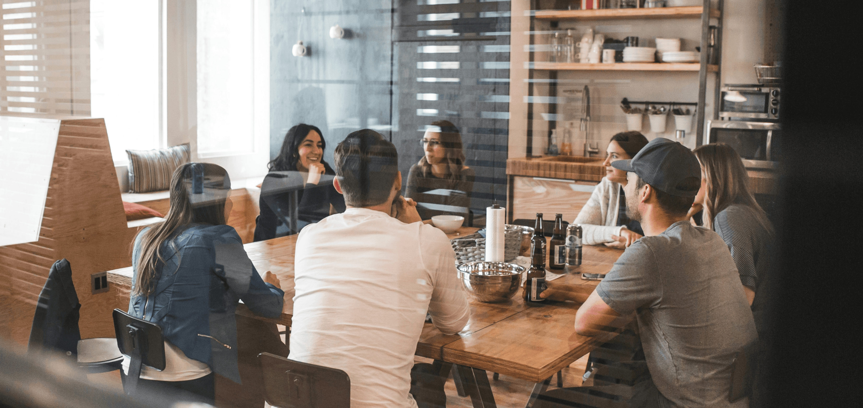 Fintech team collaborating on global payment infrastructure