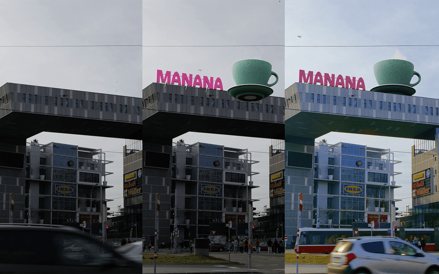 A screen for a desserts header website