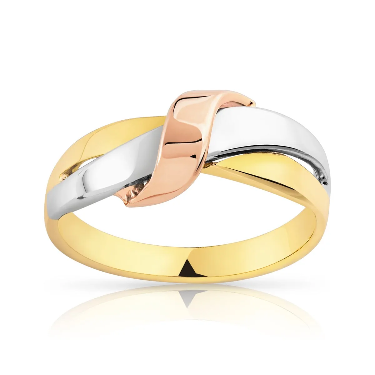 Bague en trois ors 375