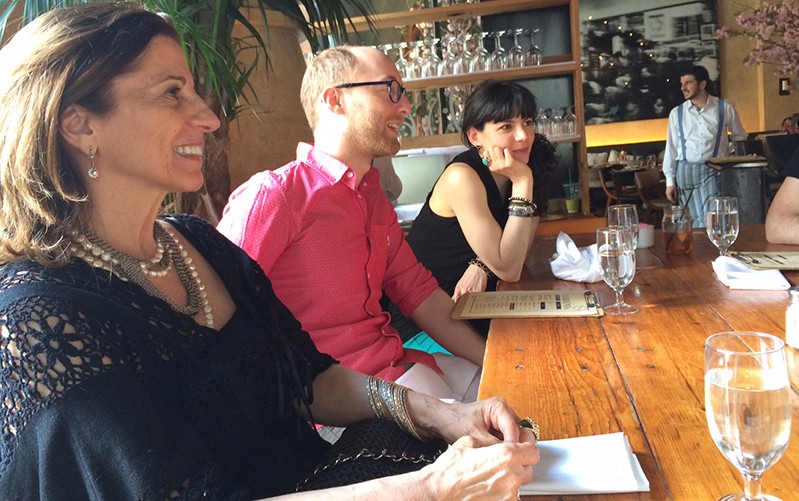 people sitting on the table