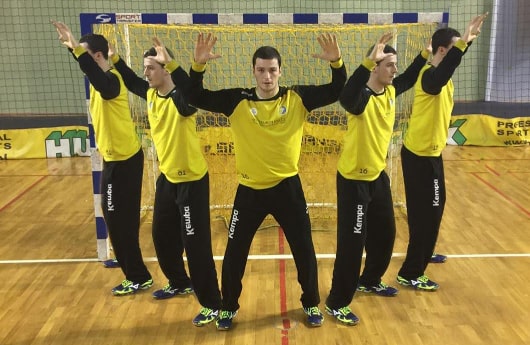 Handball goalkeeper basic positioning