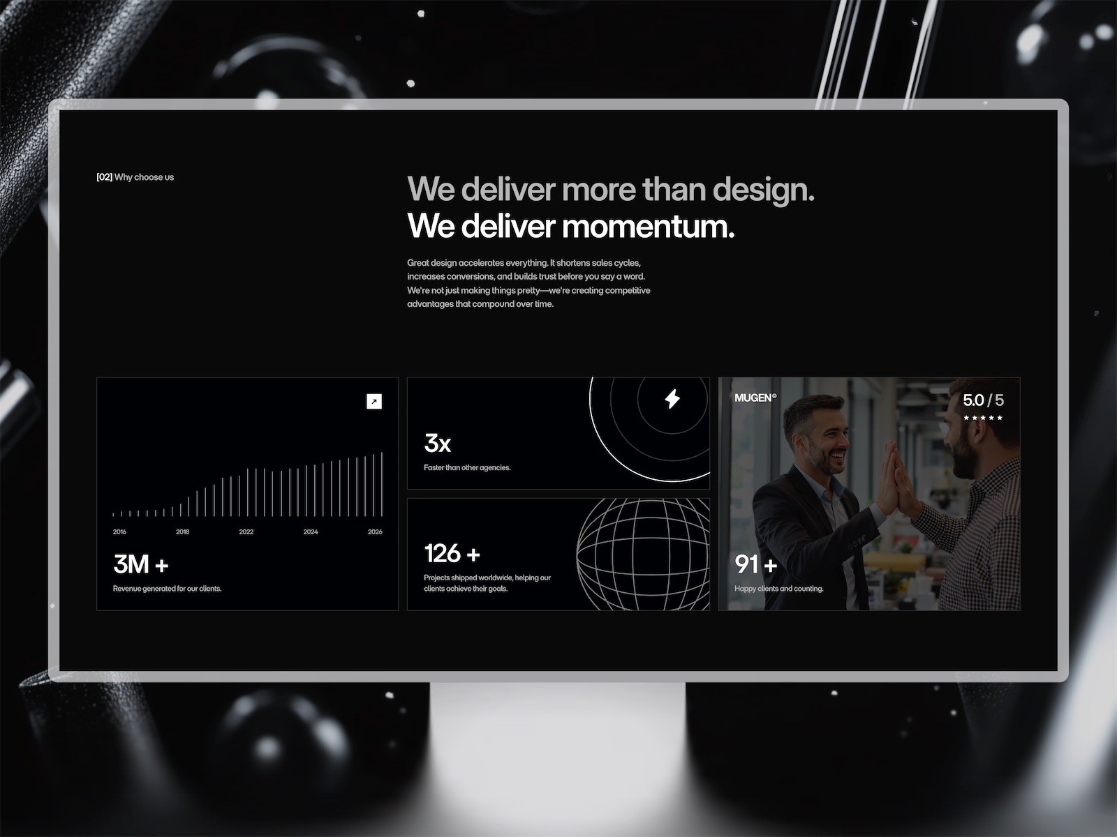 Mugen Design Agency Framer Template