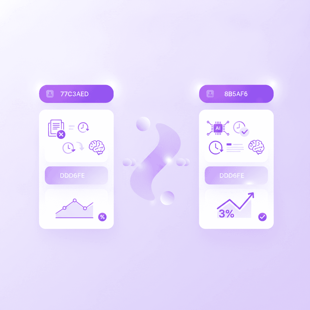 Comparing traditional studying vs AI-assisted studying metrics
