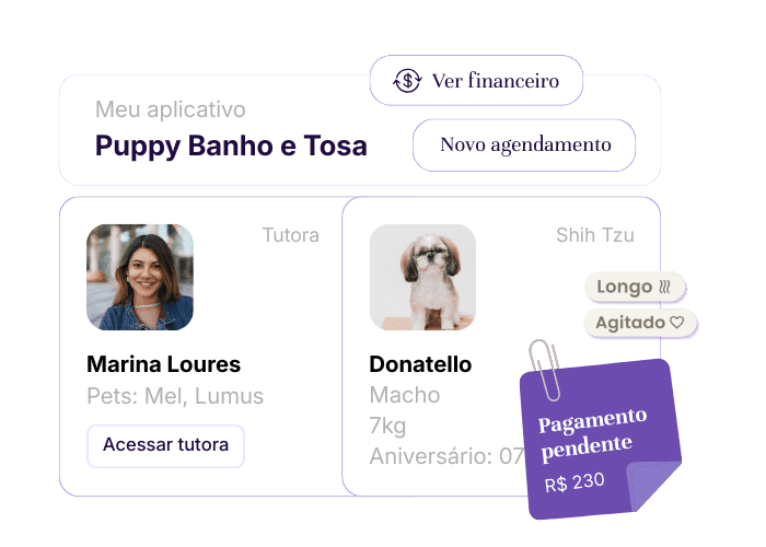 Ainda mais proximidade com os tutores. puplin