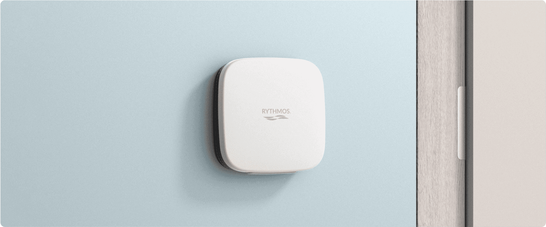 Rythmos access reader for keyless door access, featuring a sleek design and biometric or RFID technology for secure and convenient entry without the need for traditional keys.