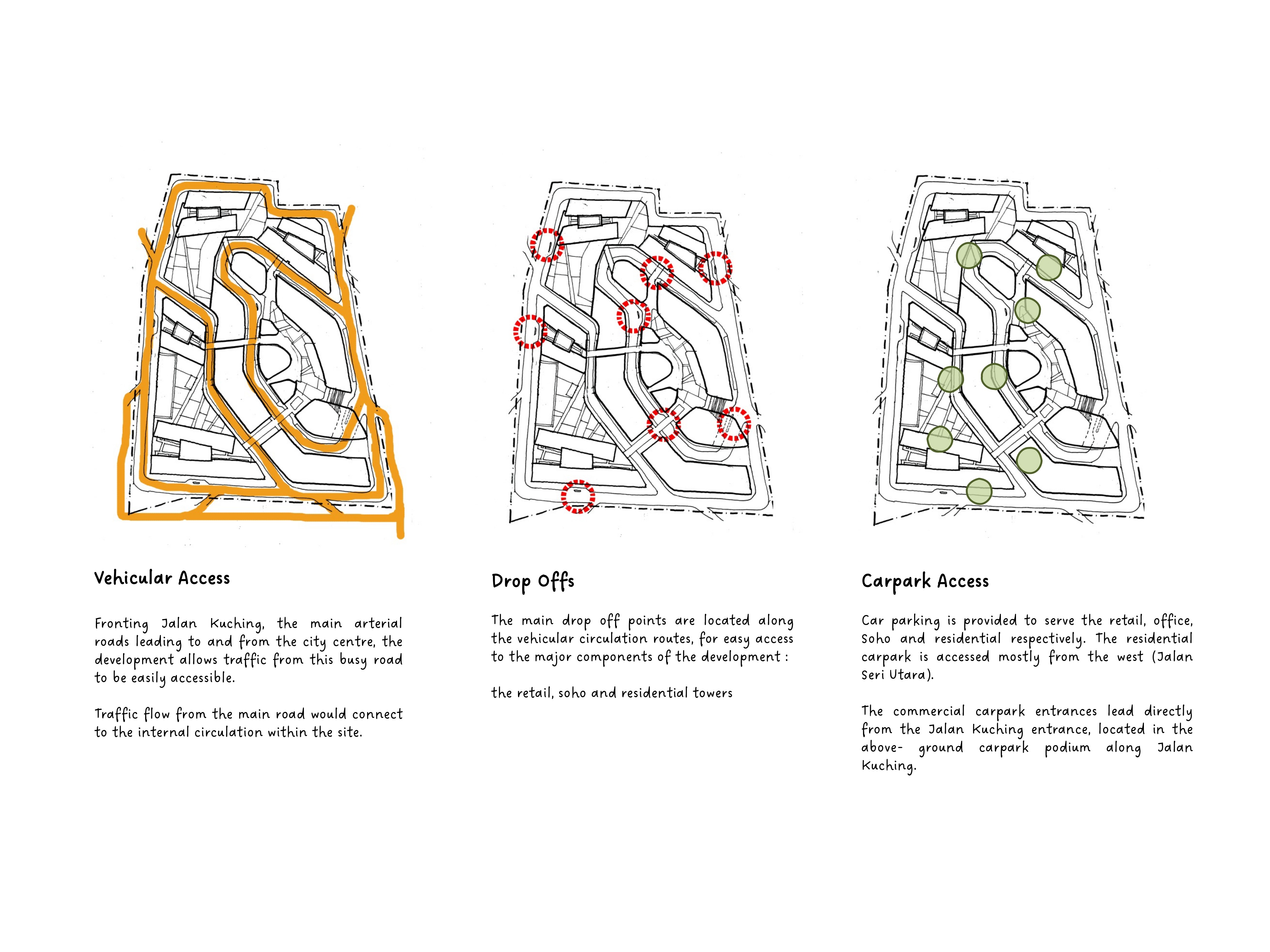 Concept sketches of Eco Sky project by Asima Architects