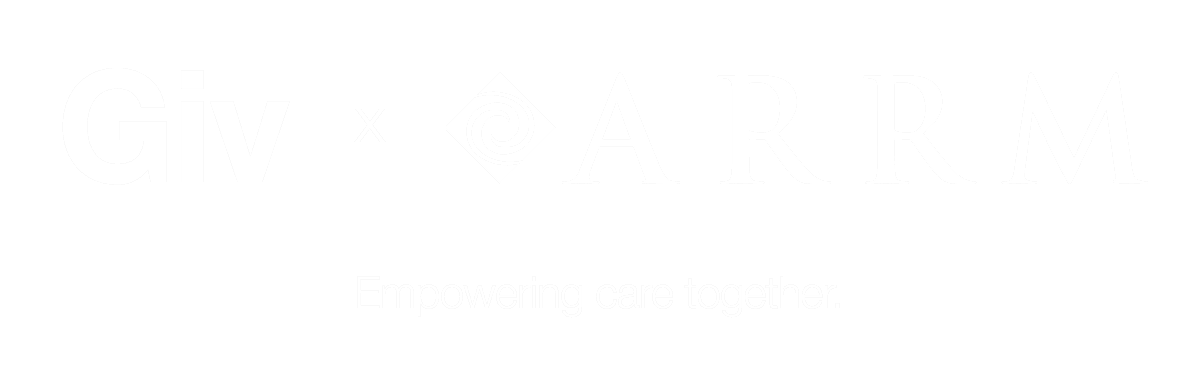 Giv and ARRM logos together.
