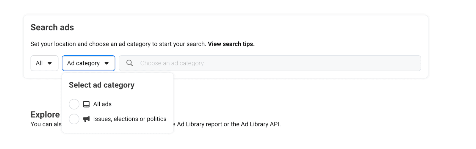 Meta Ad Library to Check Facebook Ads