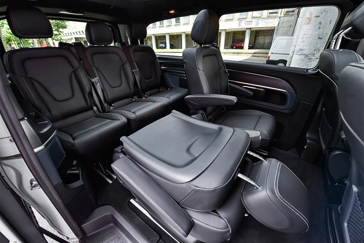 mercedes classe EQV siege replie