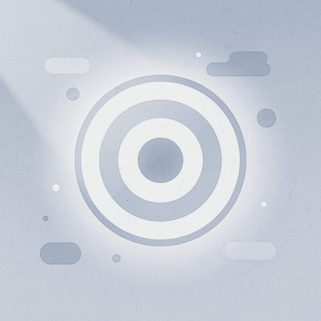 Target icon representing finding the perfect design match - 70th Birthday Party Ideas