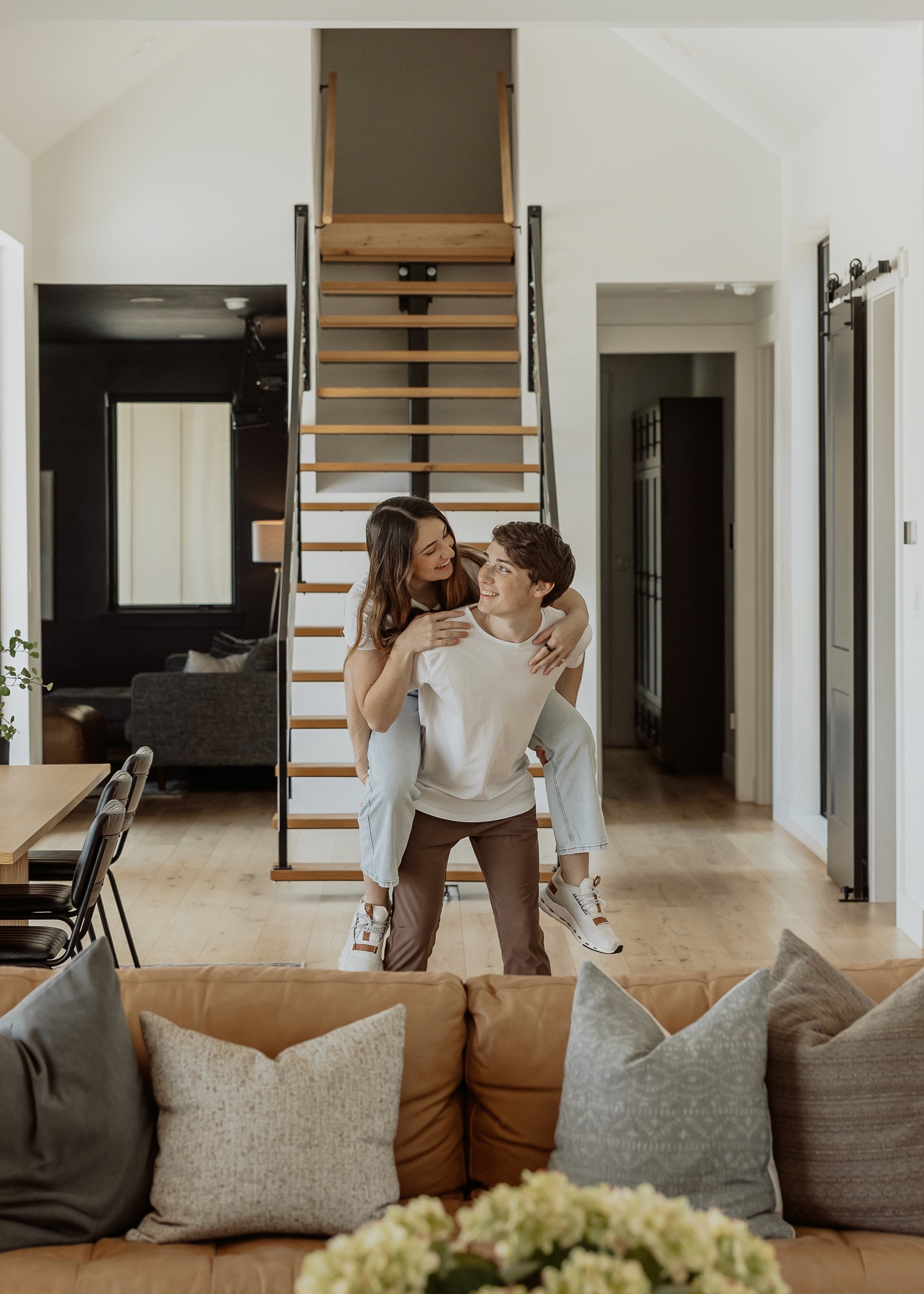 Black and white portrait of a man
