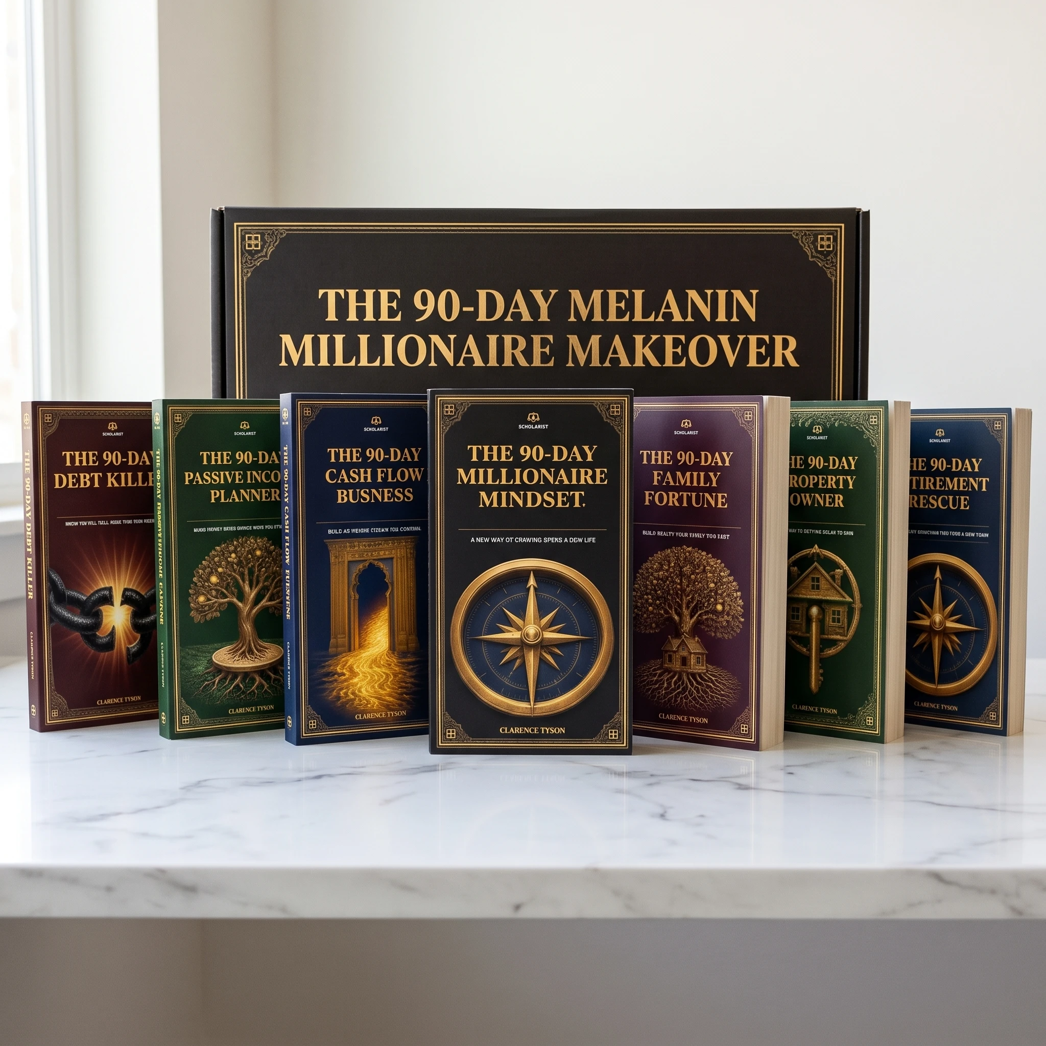 The 90-Day Melanin Millionaire Makeover seven-book bundle