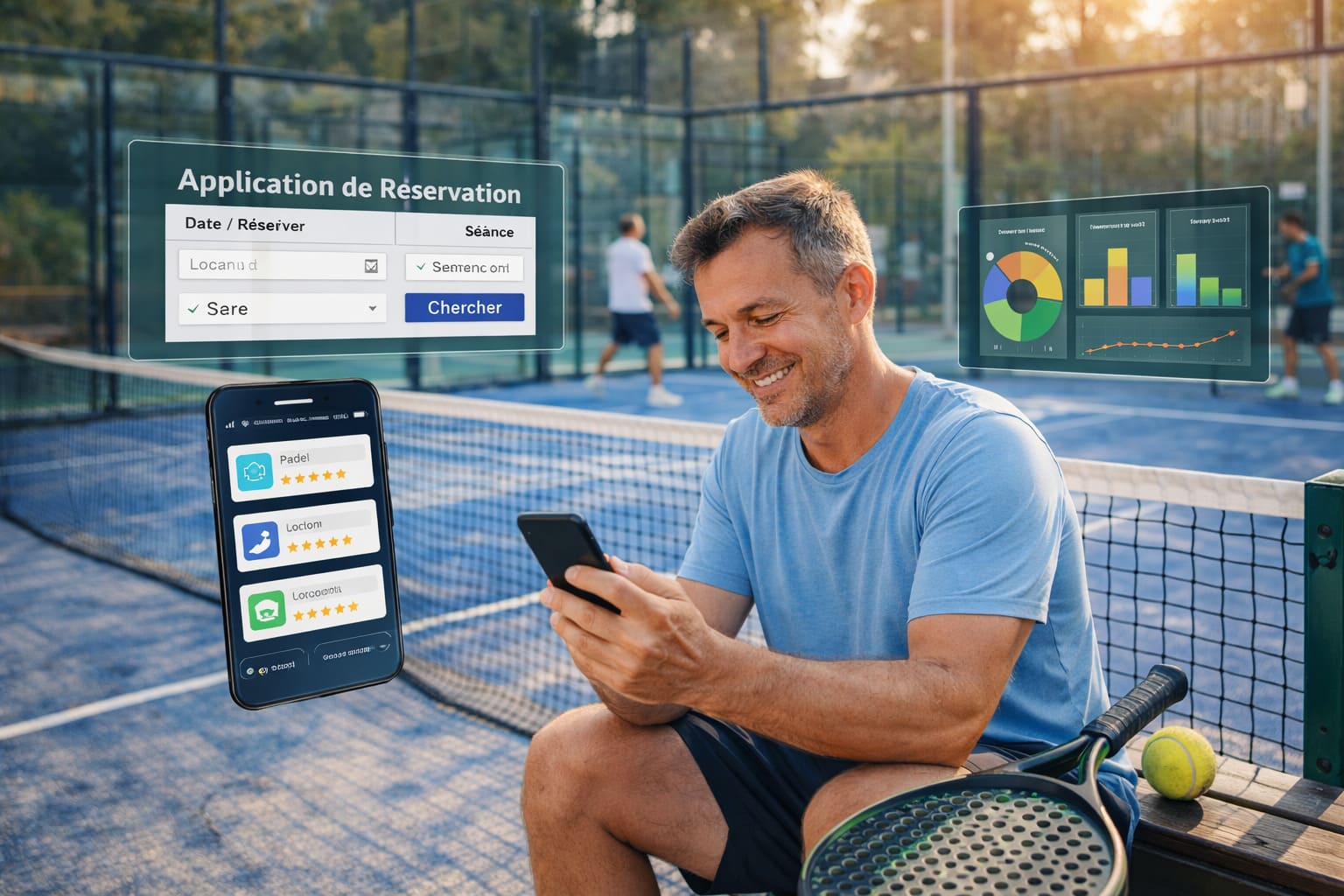 comment choisir application reservation padel