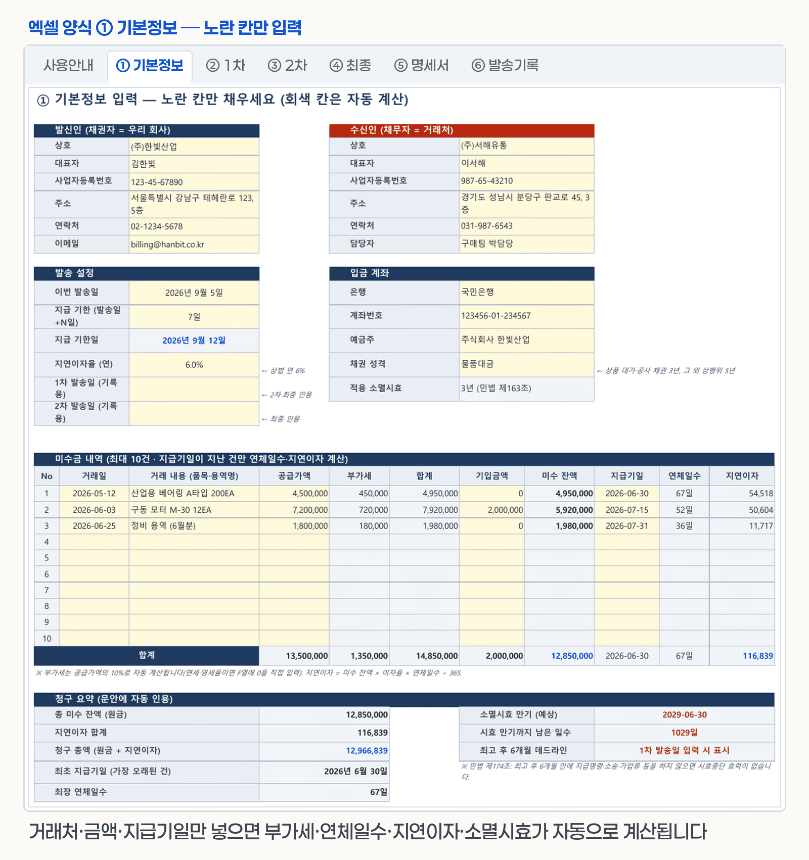 미수금 내용증명이란 무엇인가요?