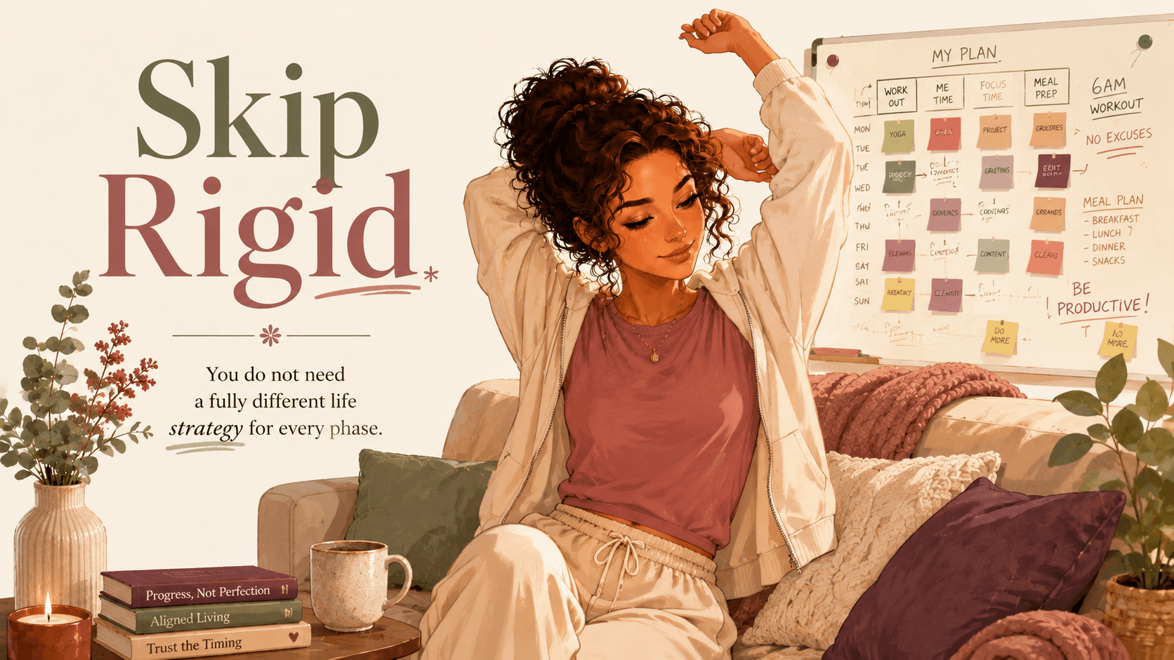 Skip rigid life plans