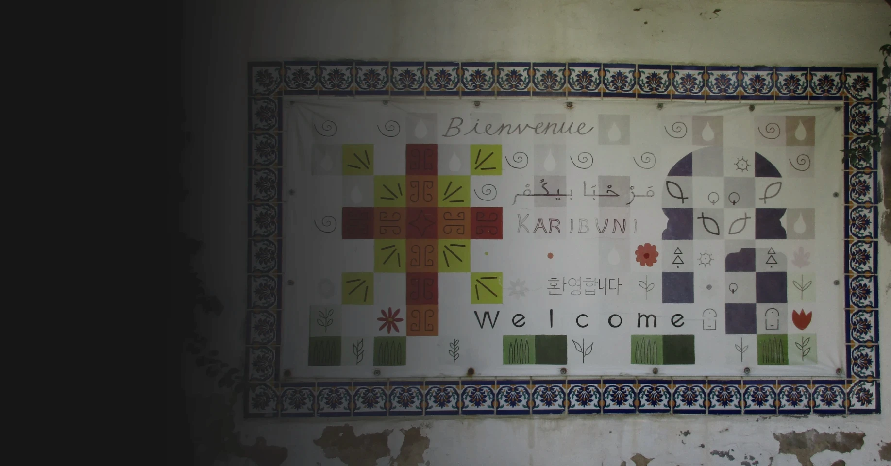 person raising both hands