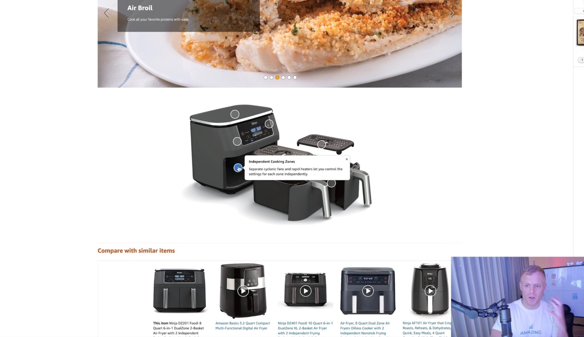 Module 4 Interactive Hotspot or Ingredient Breakdown for Amazon Premium A+ Layout